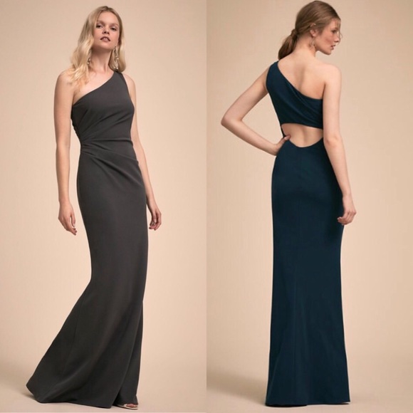 katie may one shoulder gown